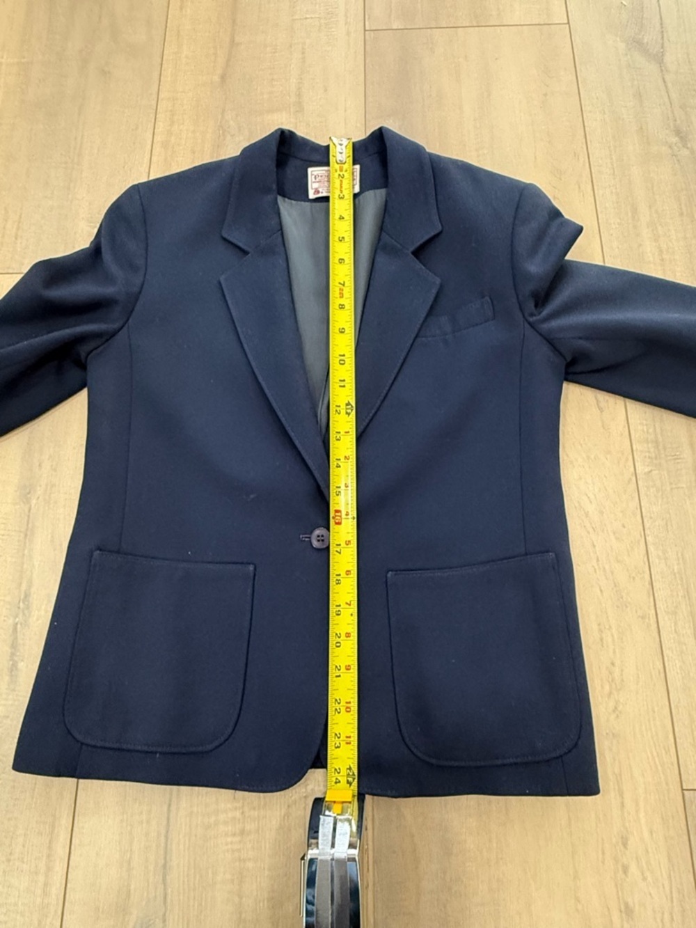 Vintage Pendleton Navy Single-Button Jacket - Picture 4 of 4